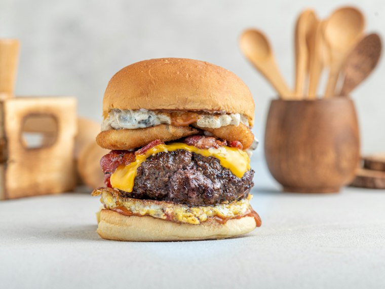Hamburguesa doble queso